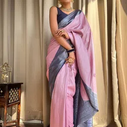 Aldwych Women Woven Design Printed Banarasi Saree-picture-22