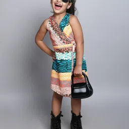 taffykids Print Fit & Flare Dress-picture-37