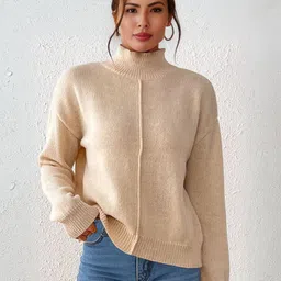 Mast & Harbour High Neck Pullover Sweater-picture-49