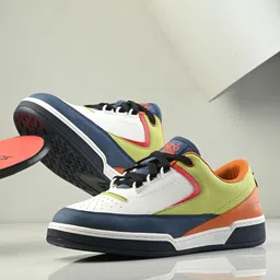 SPYKAR Men Colourblocked PU Lace-Ups Sneakers-picture-2