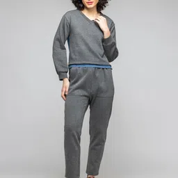 SHAYE V-Neck Sweatshirt With Trousers-picture-39