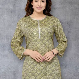 Saree Swarg Ethnic Motifs Printed Kurti-image-73