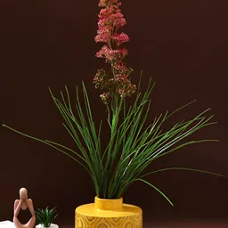TAYHAA Red 2 Pieces Artificial Flower With Pot-19