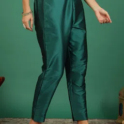 Sangria Self-Design Regular Trousers-image-76