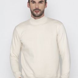 Bonjour Men High Neck Long Sleeves Sweatshirt-picture-40