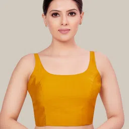 Studio Shringaar Round Neck Readymade Saree Blouse-image-31