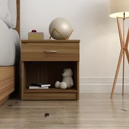 SIVOM Brown Termite Proof Moisture Resistant Rectangular Bedside Table-picture-0