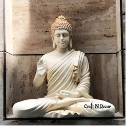 Craft N Decor Beige Religious Idol Showpiece-image-84