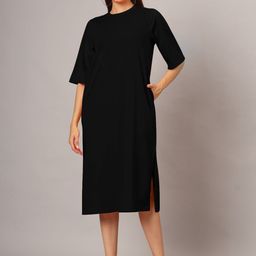 BRINNS Cotton Sheath Midi Dress-image-98