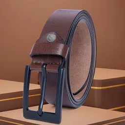 Provogue Men Textured Leather Formal Belt-image-62