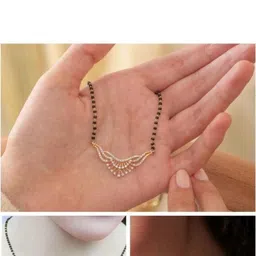 Anouk Pack of 3 Brass Mangalsutra-picture-47