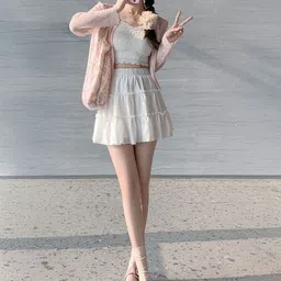 StyleCast Tiered A-Line Mini Skirt-picture-21