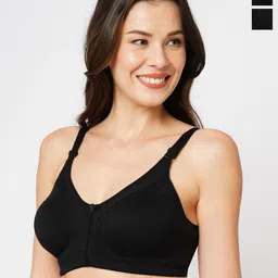 Libertina Pack Of 2 Cotton Full Coverage Non Padded Seamless Bra-54