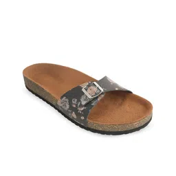 MOZAFIA Women Open Toe Flats with Buckles-picture-6