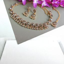 VATSALYA creation Alloy Gold- plated Gold Jewellery Set-24