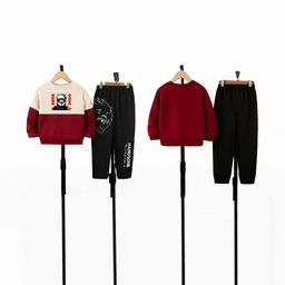 ACTLIVE Boys Maroon Cotton Blend Clothing Set-image-30