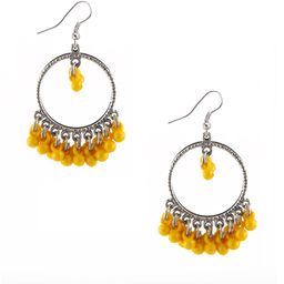 Creative Frogs Women Yellow Earrings image 5