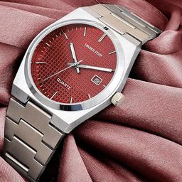 SWADESI STUFF Men Dial & Bracelet Style Straps Analogue Watch SDS 151 RED 90-48
