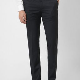 Peter England Elite Men Slim Fit Trousers-image-35