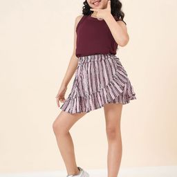 StyloBug Girls Top with Skirt-image-72