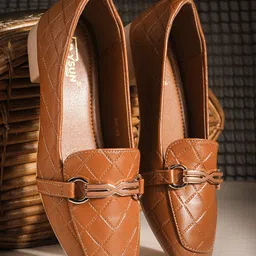 Maysun Women Solid Slip-On Loafers-33