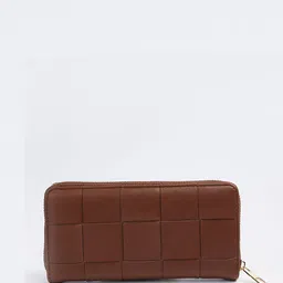 max Women Textured PU Zip Around Wallet-47