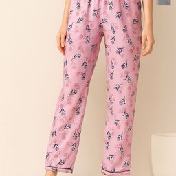 ETC Women Pack Of 2 Printed Mid-Rise Pyjamas-picture-12