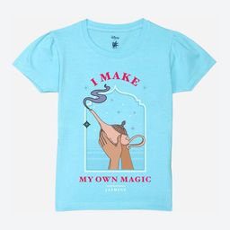 YK Disney Girls Graphic Printed Round Neck Pure Cotton T-Shirt-picture-29