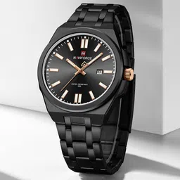 Naviforce Men Brass Dial & Stainless Steel Straps Analogue Watch NF9226 BBRG-image-64