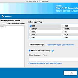 SysTools MAC OLM to MBOX Converter (Email Delivery-No CD) image 4