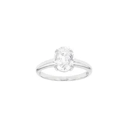 GenZcomplex Silver-Plated Brass Zircon Finger Ring-34