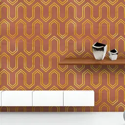 ArtzFolio Printed UV-Resistant Anti-Bacterial Deco Geometric Pattern Peel & Stick Wallpaper-image-83