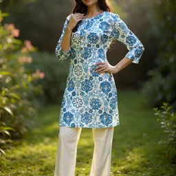 Rangita Women Floral Printed Daily Straight Kurta-image-64
