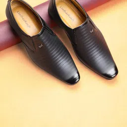 LeatherKraft Men Leather Formal Slip-Ons-image-94