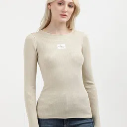 Calvin Klein Jeans Women Striped Pullover-image-95
