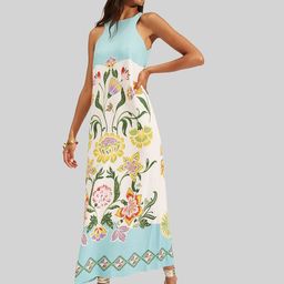 LULU & SKY Floral Print Maxi Dress-picture-9