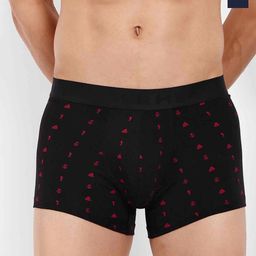 LOGGERHEAD Pack Of 2 Printed Mid Rise Trunks - LHPT008-BLACK-NAVYBLUE-BLACK-NAVYBLUE-39