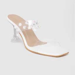 KLEXIO Women Embellished Stiletto Sandals-picture-31