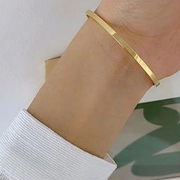 SHARLEEZ Women Gold-Plated Bangle-Style Bracelet-image-20