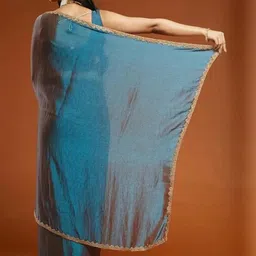 Flip The Style Silk Blend Block Print Saree image 2