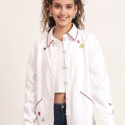 CHARMGAL Women Denim Jacket-image-60
