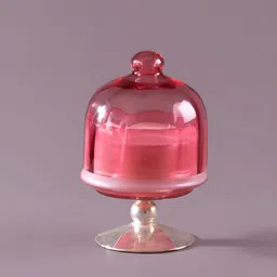 DOFT CANDLES Pink Scented Lid Jar Candle-image-8