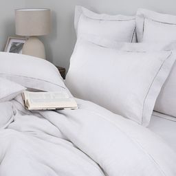 MASPAR White Double Queen Duvet Cover With Pillow Case-picture-46