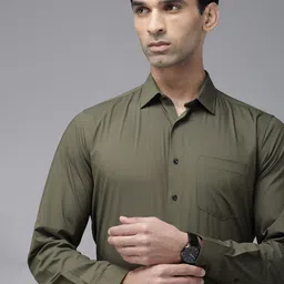 Van Heusen Men Slim Fit Opaque Formal Shirt-image-28