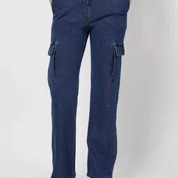 Westwood Women Relaxed High-Rise Easy Wash Cargos Trousers-picture-12