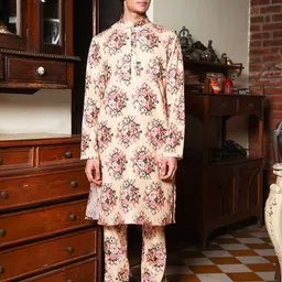 PATR Men Floral Printed Kurta-picture-31