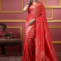 KALINI Woven Design Zari Pure Silk Kanjeevaram Saree-picture-39