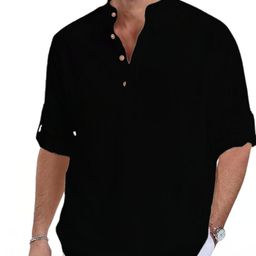 AMRIT TOP WEAR Men Mandarin Collar Cotton Kurta-image-34