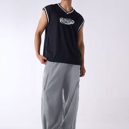 IZF Men Loose Fit Cargos Trousers-picture-21