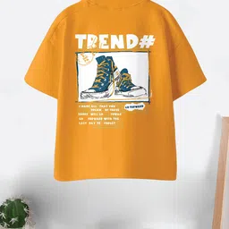 CODEZ Boys Drop-Shoulder Sleeves Pure Cotton T-shirt-36